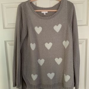 LC Lauren Conrad Heart Sweater